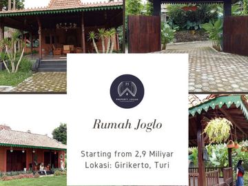Rumah Villa Joglo Siap Huni Sleman Utara Dekat Joglo Plawang