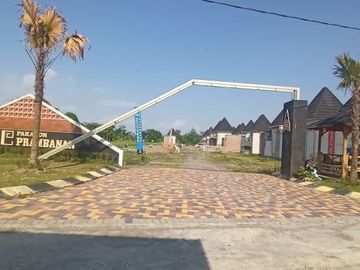 Rumah Siap Bangun Gaya Villa Lebar Jalan 6 meter Dekat jl Jogja Solo