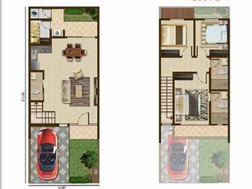 UKURAN IDEAL!! Rumah PIK 2 Ukuran 6x15, Pantai Indah Kapuk, UNFURNISHED!!