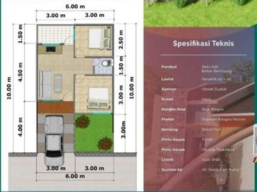 Investasi Rumah terMurah Jatisari Jatiasih 3 menit ke SMPIT