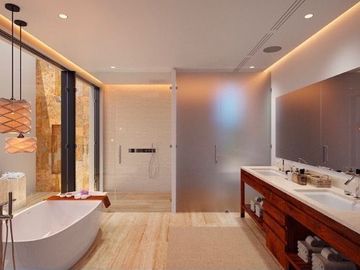 Terraza con alberca privada, penthouse, cuarto de serviico con baño, club de pla