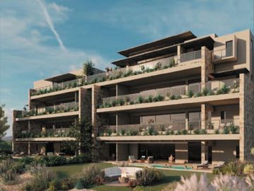 Terraza con alberca privada, penthouse, cuarto de serviico con baño, club de pla