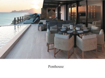 Terraza con alberca privada, penthouse, cuarto de serviico con baño, club de pla