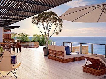 Terraza con alberca privada, penthouse, cuarto de serviico con baño, club de pla