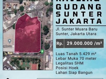 KAVLING PERGUDANGAN SUNTER JAKARTA UTARA