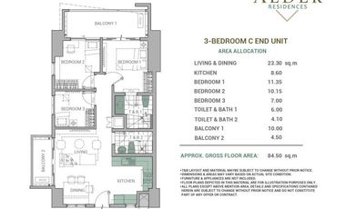 3 BR 84.50 sqm | Preselling Resort Type Condo in Taguig