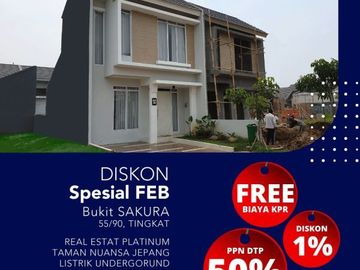 Rumah 2 tingkat rumah baru nuansa Jejepangan di Citra Indah City