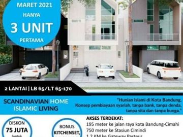 Rumah mewah skema syariah ( no riba )di Aulia Pasteur Bandung