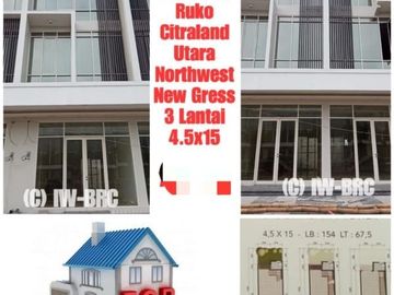 ruko new gress citraland utara northwest boulevard nv