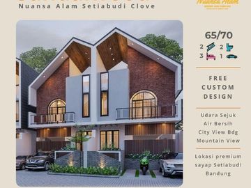 Dijual rumah mewah rasa villa view cantik di gegerkalong dkt UPI