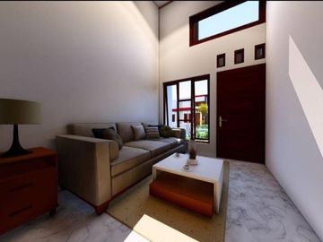 Rumah Modern Siap bangun Lokasi Asri Dekat Pasar Nasakom