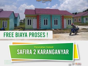 Rumah dijual murah biaya proses gratis