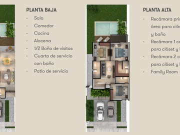 Casa en venta Cholul, Mérida Yucatán, Privada  Macora 86 (Mod D2)