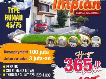 Dekat Kota Surabaya, Rumah Murah 365 Juta FREE IJB