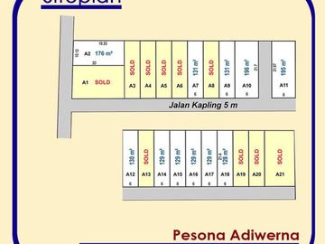 Tanah Kavling Adiwerna Tegal, Luasan Ideal: SHM