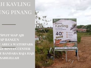 Strategis Tanah Kavling Tanjung Pinang 100m Hanya 30 Juta