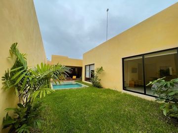 CASA EN PREVENTA, PRIV. TAMAN EN CONKAL CON 3 HAB Y PISCINA, OCTUBRE 2023