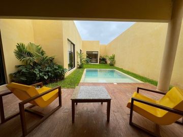 CASA EN PREVENTA, PRIV. TAMAN EN CONKAL CON 3 HAB Y PISCINA, OCTUBRE 2023