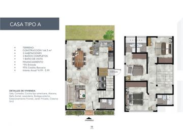 CASAS VIP DE DOS PISOS URBANIZACION ANTHARA - MANTA