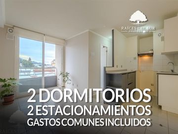 Arriendo de 2 dorm. 2 estacionamientos