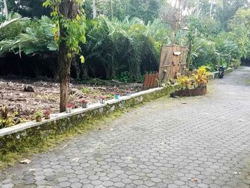 Tanah siap bangun dalam pekarangan di jalan Tempel-Turi