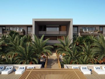 Condominio con vista al mar, en residencial de lujo con club de playa, spa