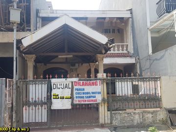 Rumah dijual Gading Pandawa jalan Besar Pelepah Hijau 6x20 Timur 3KT Kelapa Gading