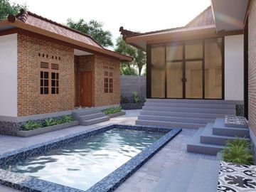 Rumah Joglo Jawa Siap Bangun Luas Bangunan 147 m2 di Prambanan