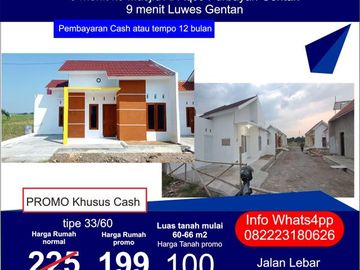 rumah murah gentan solo rumah waru baki kavling gentan tanah gentan