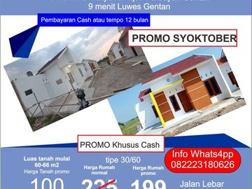 rumah murah gentan solo rumah waru baki kavling gentan tanah gentan