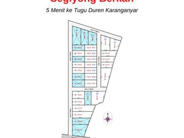 Tanah Pekalongan 60 Jt-an, Dekat Jalan Raya Karanganyar, Cicil 12x