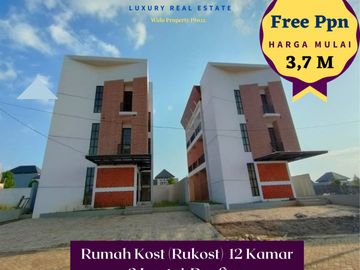 Rumah Kost (Rukost) 12 Kamar, 3 Lantai Mijen Semarang Baru