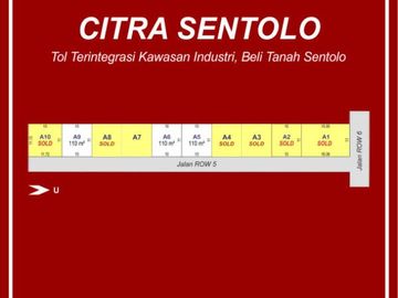 Area Berkembang Industri; Tanah Kavling Murah Sentolo