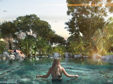 Penthouse a pasos del mar con club de playa en Akumal Tulum