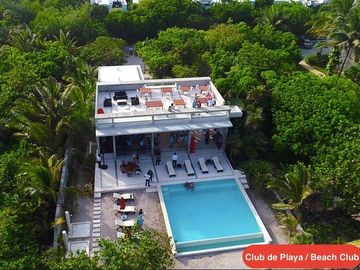 Penthouse a pasos del mar con club de playa en Akumal Tulum