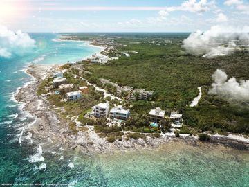 Penthouse a pasos del mar con club de playa en Akumal Tulum