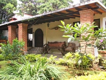 Rancho ecuestre en medio del bosque en Huitzilac, Morelos