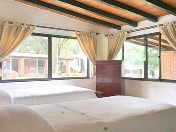 Rancho ecuestre en medio del bosque en Huitzilac, Morelos