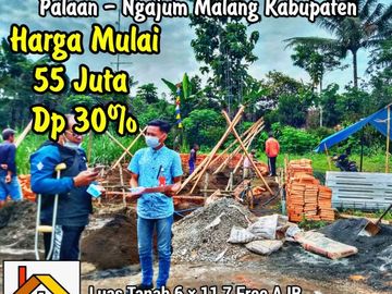 Tanah Kavling Dijual murah Lokasi di kepanjen