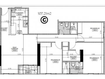 SE VENDE APARTAMENTO AMOBLADO EN CARRASQUILLA