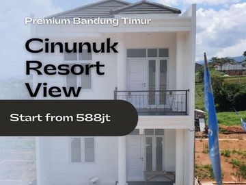Dijual rumah mewah cantik ala resort murah cantik di Cinunuk dkt Griya
