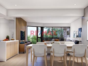 El balance perfecto entre comodidad y estilo. Este exclusivo edificio de sólo 17 departamentos en el límite de Barranco y Miraflores combina diseño ur