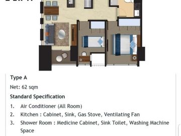 Apartemen Mewah Jepang The Branz BSD 2 Bedroom by Tokyuland