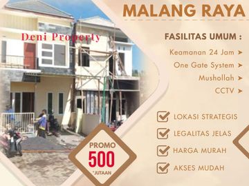 Rumah Mewah 2 Lantai di Zhafira Dau dekat Kampus UMM Malang