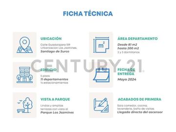 Departamento de  Extreno 100m2 Flat 201 frente a parque Cochera + Deposito