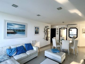 Punta Centinela, amplio departamento con vista al mar y 3 dormitorios (Torre 2000)