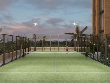 Estudio con acceso a la playa, terraza, tina, alberca y  Area de Coworking