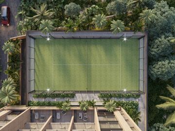 Estudio con acceso a la playa, terraza, tina, alberca y  Area de Coworking