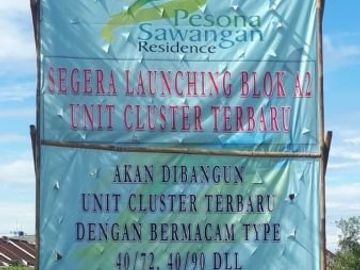 PESONA SAWANGAN RESIDENCE, CLUSTER CITRONELLA. DP 0%.