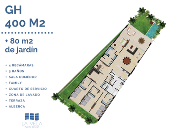 Departamento en Venta, La Vela, Puerto Cancún